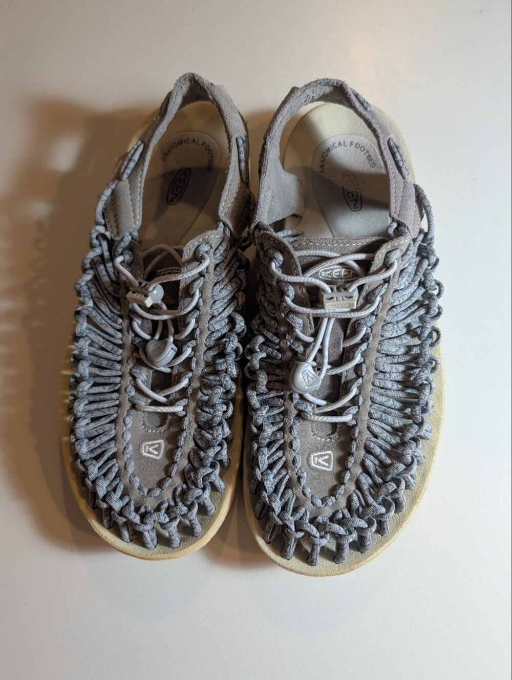Keen Women's Grey Braided Rope Sandals